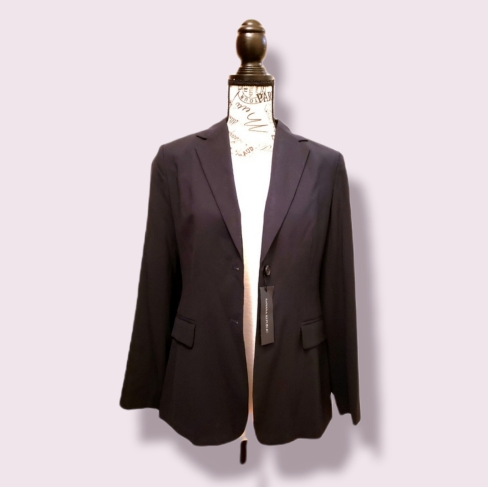 Banana Republic Navy Wool blazer